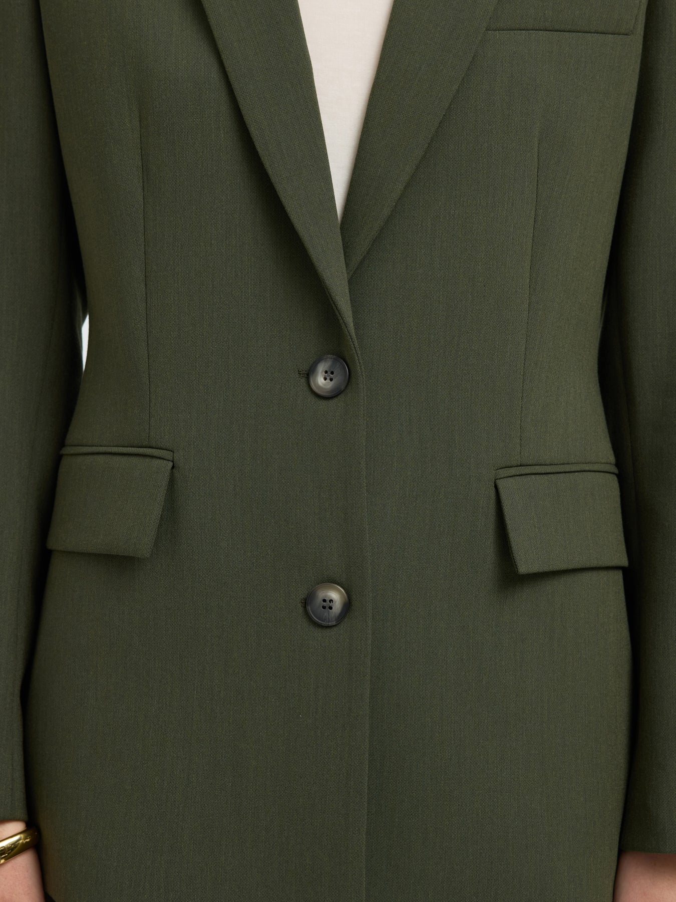 Selected Femme Rita Ls Classic Blazer - Deep Depths Melange