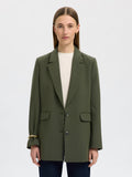 Rita Ls Relaxed Blazer - Deep Depths Melange