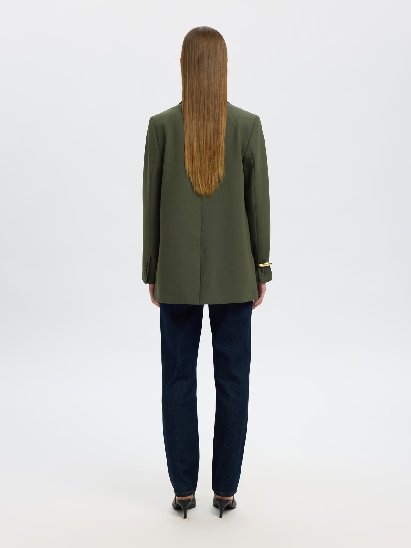 Rita Ls Relaxed Blazer - Deep Depths Melange