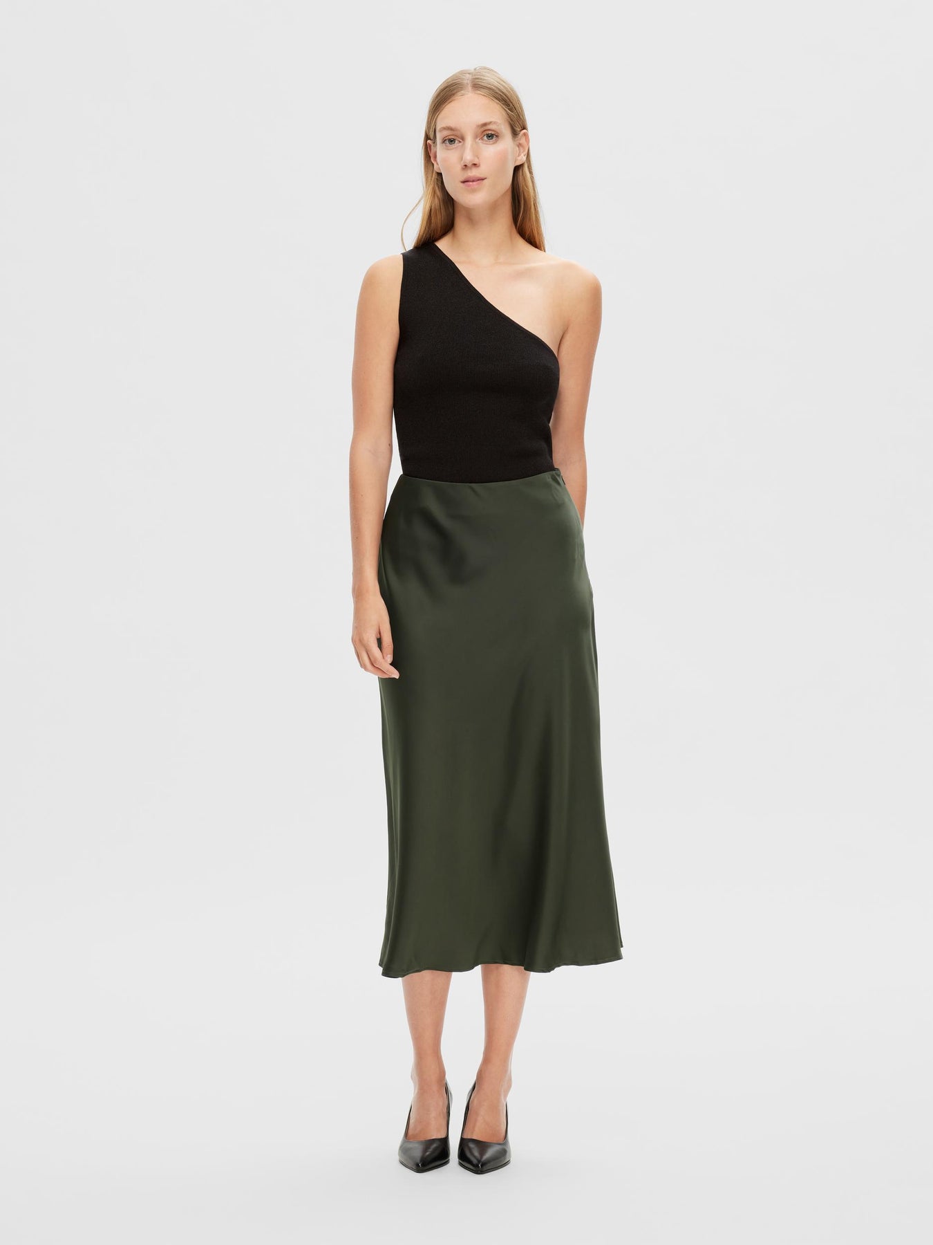 Lena HW Midi Skirt - Duffel Bag