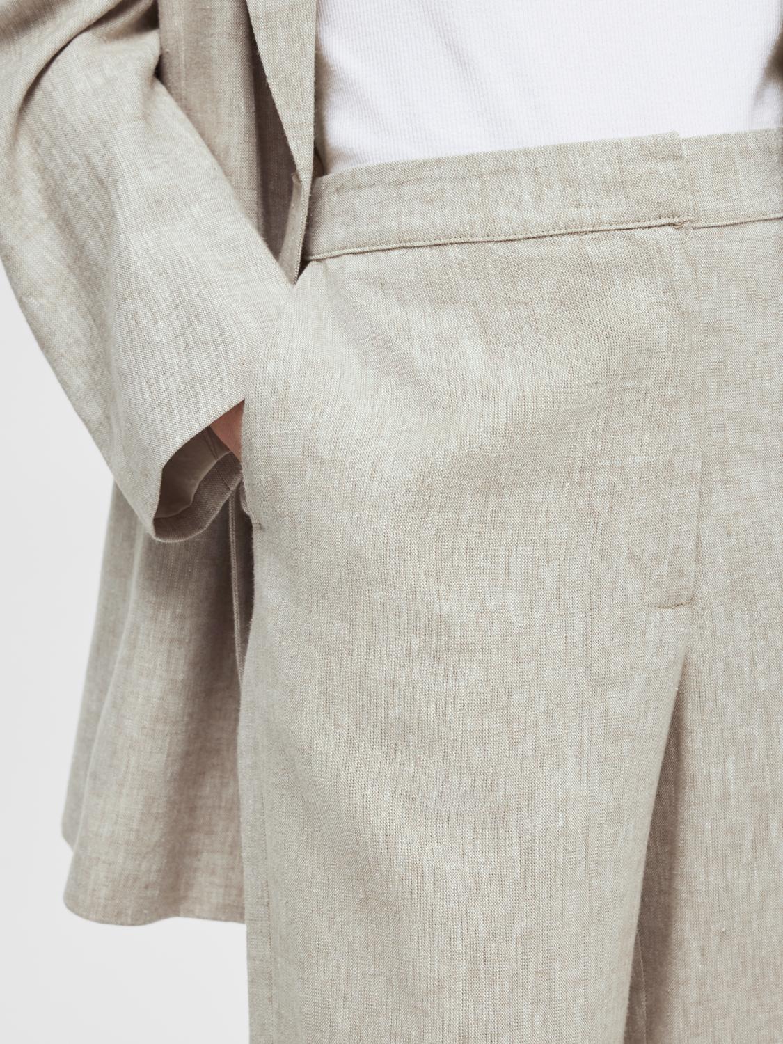 Tania-Eliana Hw Wide Pant - Nomad Melange