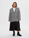 Sasja Wool Blazer - Light Grey Melange