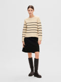 Liva HW Knit Kjol - Svart