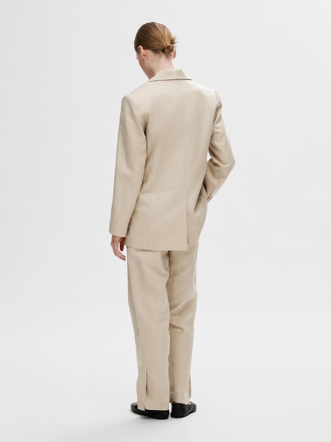 Sine Ls Fitted Blazer - Humus