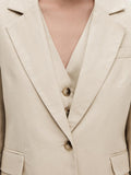 Sine Ls Fitted Blazer - Humus