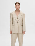 Sine Ls Fitted Blazer - Humus