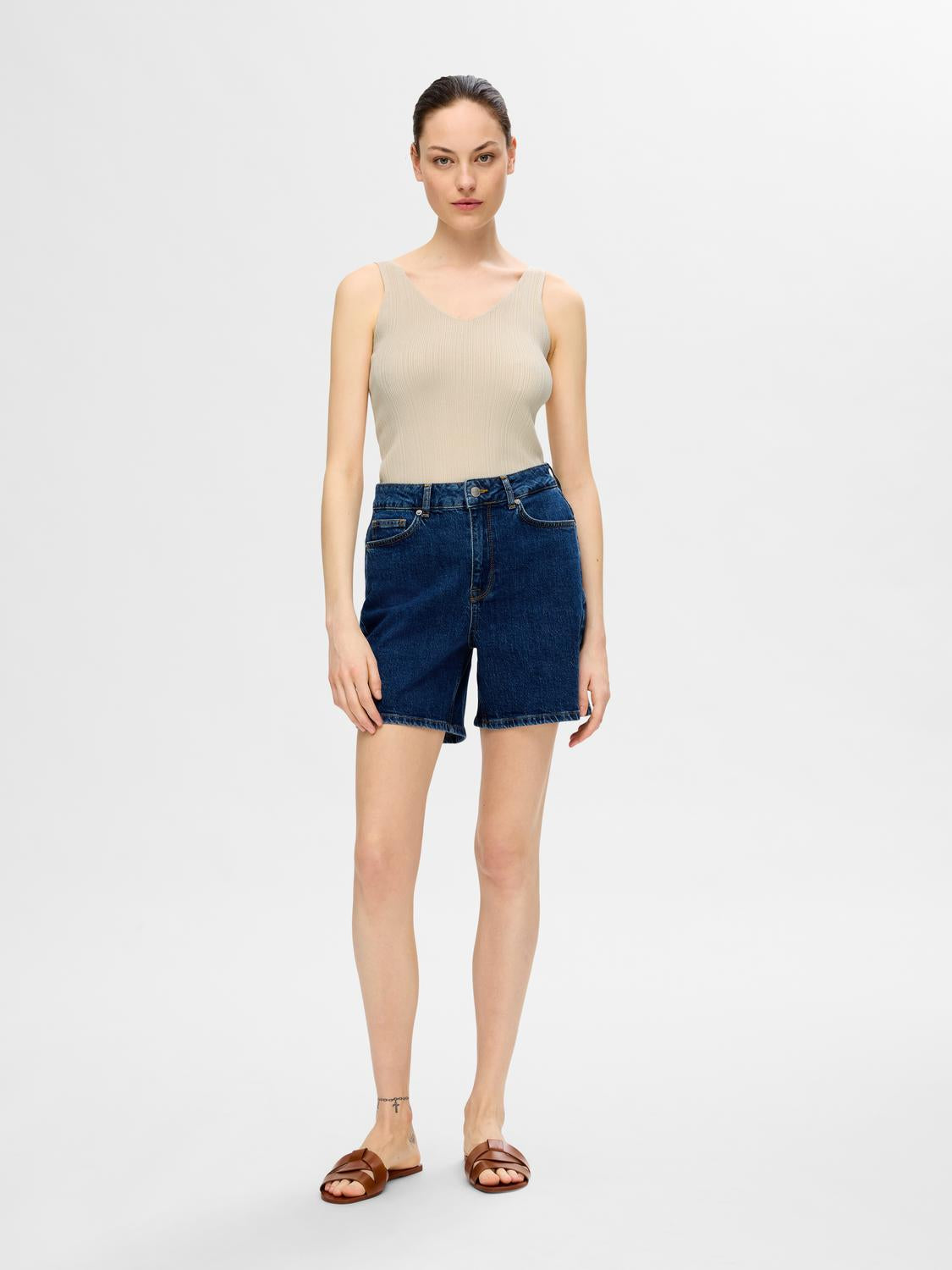 Trixie New Sl Knit Top - Birch
