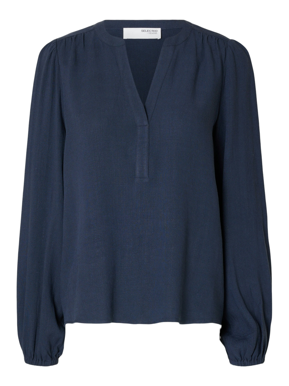 Viva Ls V-Neck Top - Dark Sapphire