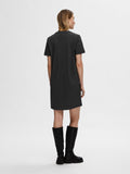 Essential Ss Short Tee Dress - Black