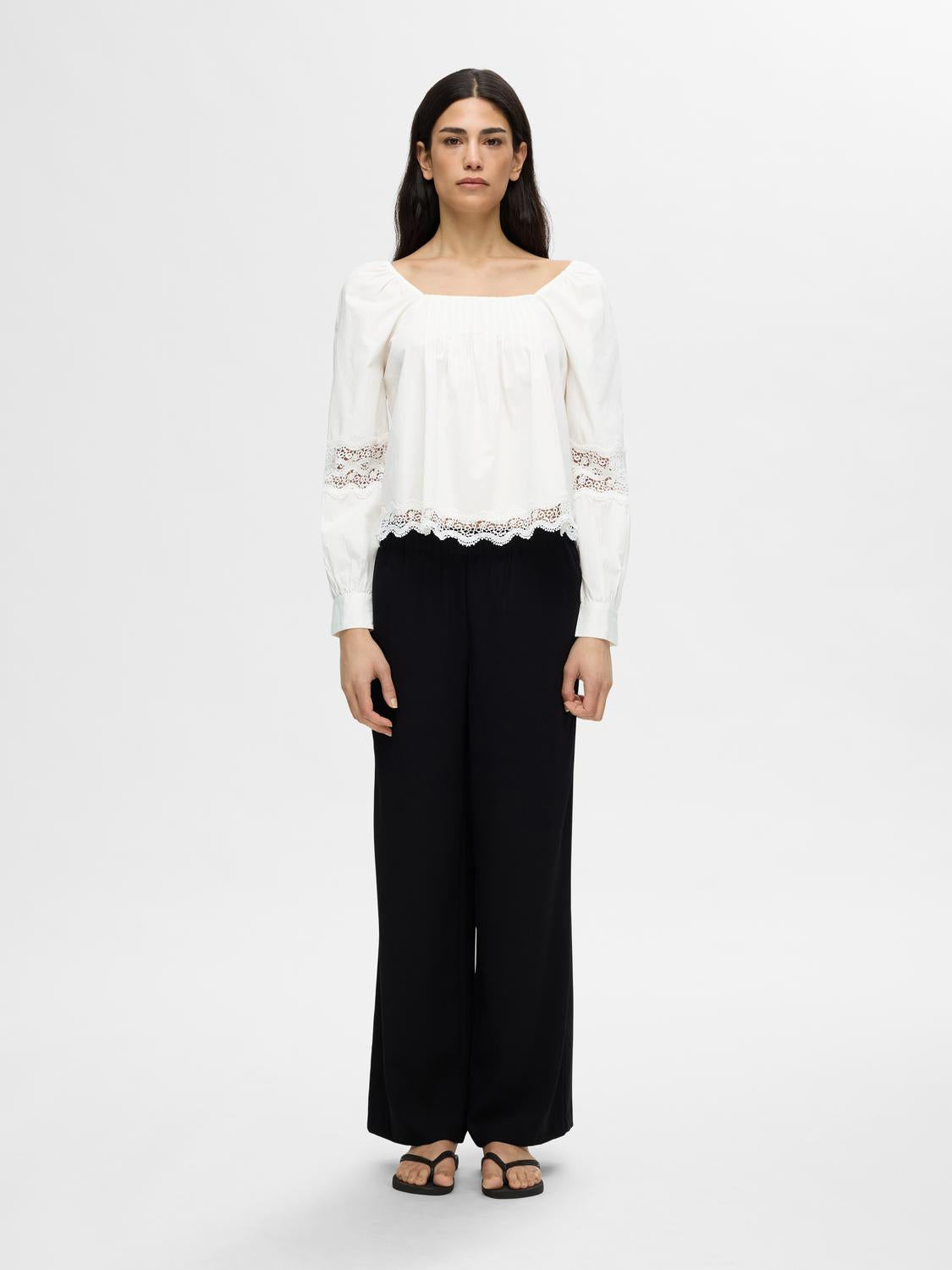 Alix Ls Top - Snow White