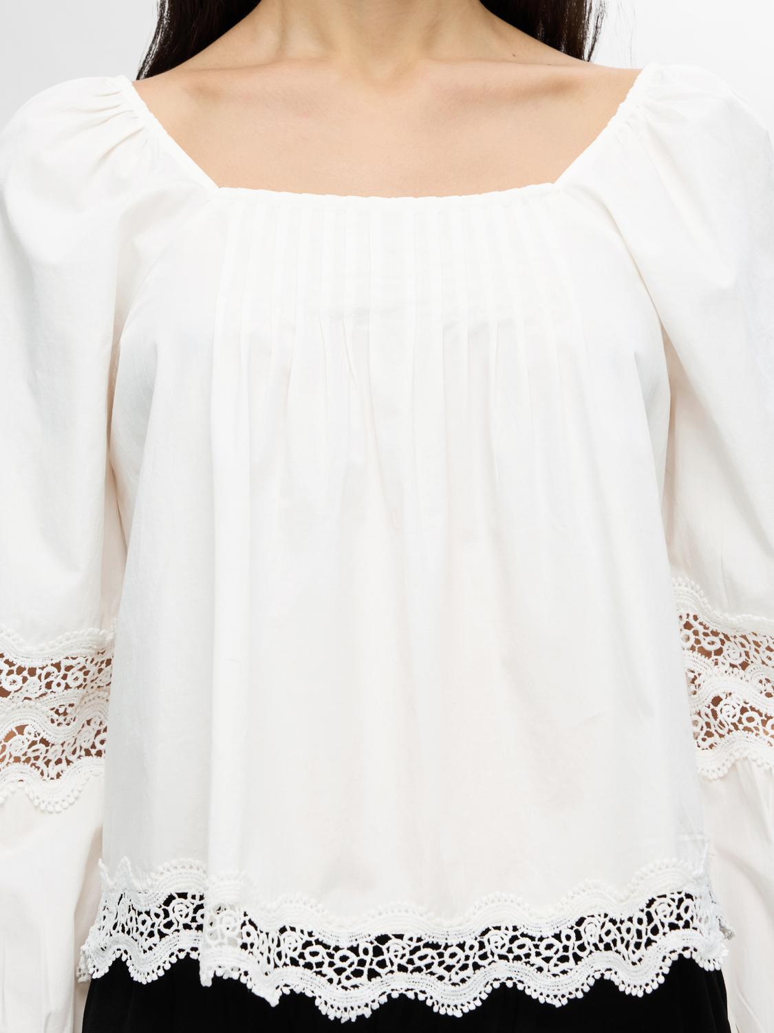 Alix Ls Top - Snow White