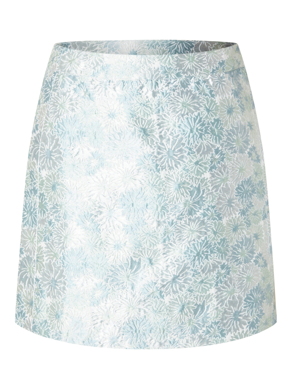 Divia-Blake Short Wrap Skirt - Sky Blue