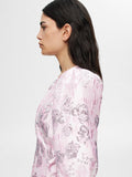 Demmi-Siv Ss Wrap Dress - Cradle Pink