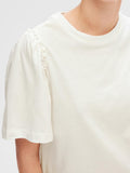 Penelope 2/4 Ruffle Tee Noos - Snow White