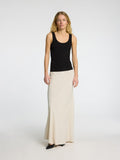 Selected Femme Viva-Lena HW Ankle Skirt - Sandshell