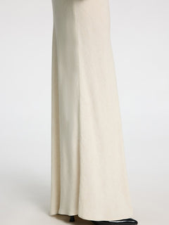 Viva-Lena Hw Ankle Skirt Noos - Sandshell