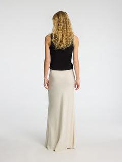 Viva-Lena Hw Ankle Skirt Noos - Sandshell