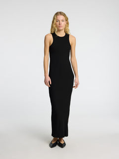 Anna Sl Ankle Tank Dress - Black
