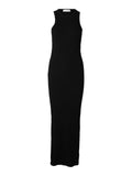 Anna Sl Ankle Tank Dress - Svart