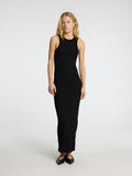 Anna Sl Ankle Tank Dress - Svart