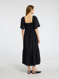 Dora SS Ankle Dress - Svart