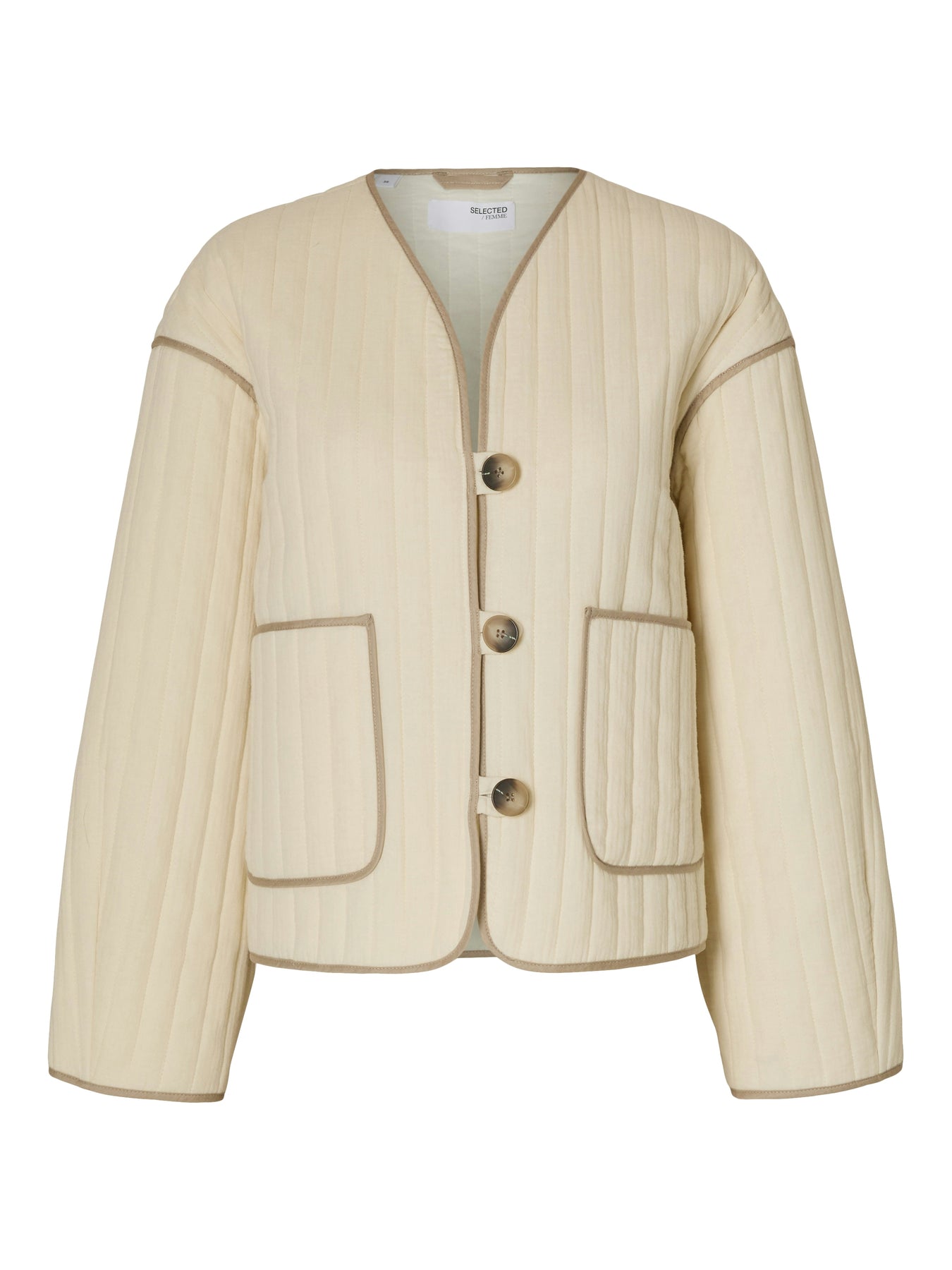 Linn quiltad jacka - Birch