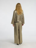 Selected Femme Selene HW Wide Pant - Vetiver