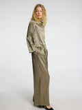 Selected Femme Selene HW Wide Pant - Vetiver