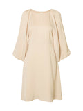 Laurina 3/4 Short Open Back Dress B - Sandshell