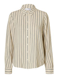 Viva Ls Striped Sun Shirt - Sandshell Pin Stripe
