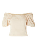 Firmina 2/4 On Off Shoulder Top B - Sandshell