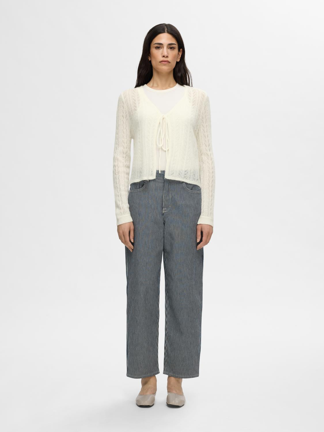 Ria Ls Knit Cardigan - Birch