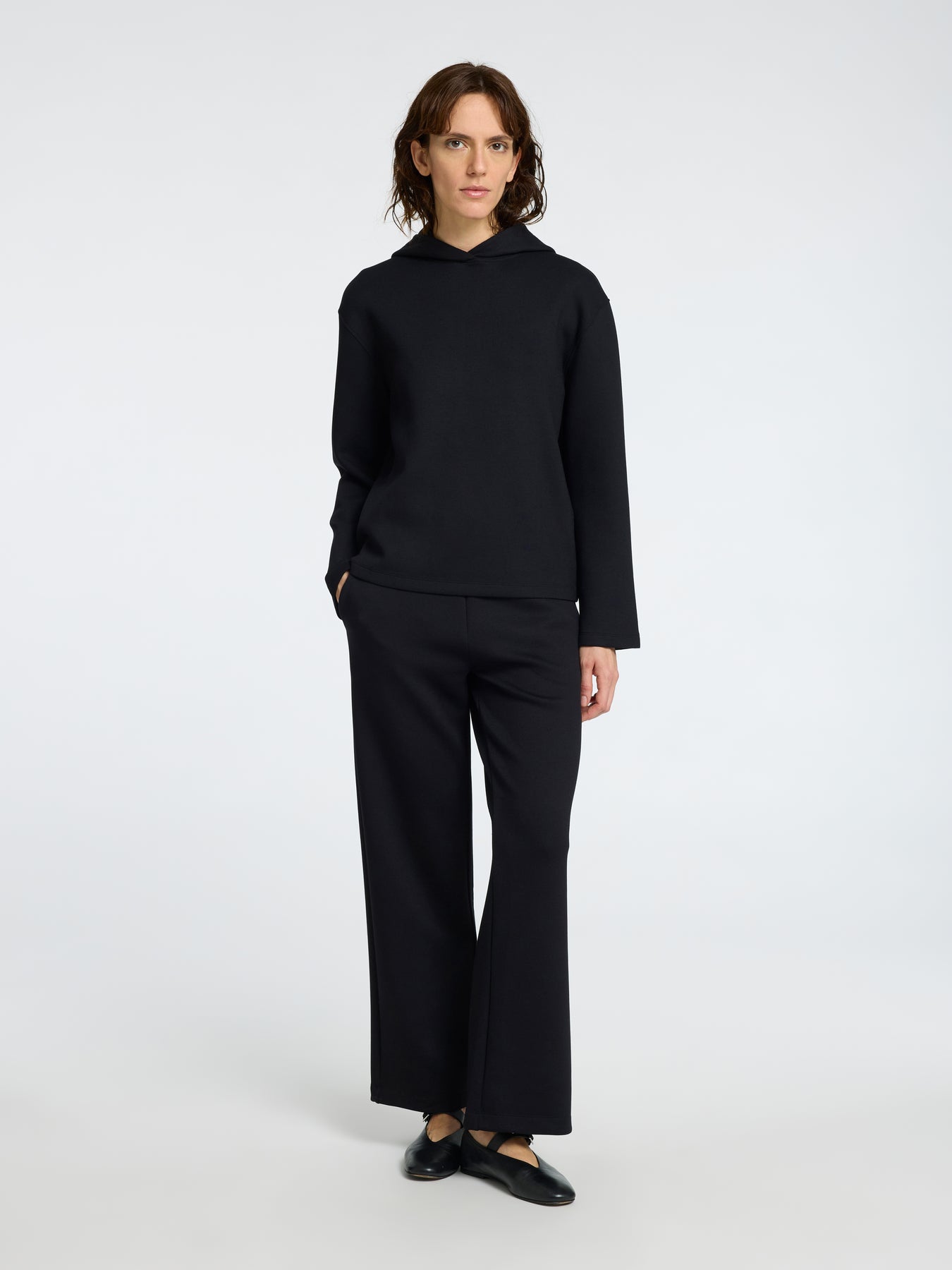 Emma LS Sweat Hoodie - Svart