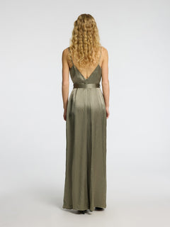 Selene Sl Wide Leg Jumpsuit B - Vetiver