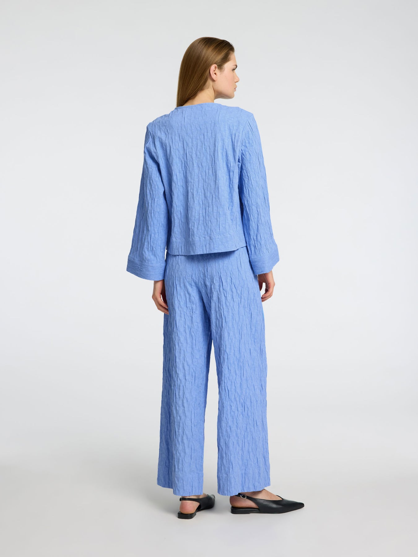 Coria Ls Shirt B - Kornblå