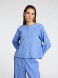 Coria Ls Shirt B - Kornblå