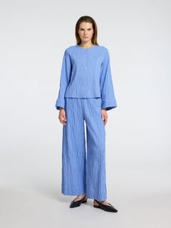 Coria Ls Shirt B - Cornflower Blue