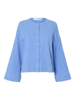 Coria Ls Shirt B - Cornflower Blue