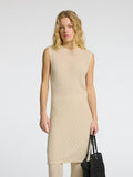 Agny Sl Knit Dress - Birch