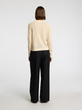 Agny Ls kofta med stickad struktur - Birch