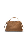 Stella Medium Suede Bag - Brun