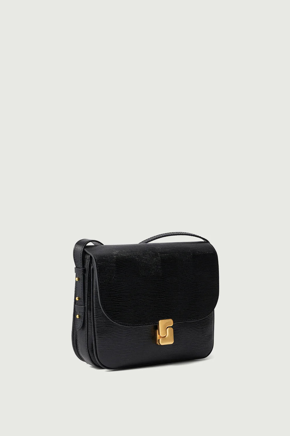 Bellissima Maxi Lizard Embossed - Noir