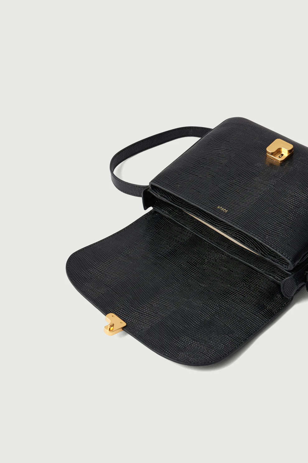 Bellissima Maxi Lizard Embossed - Noir