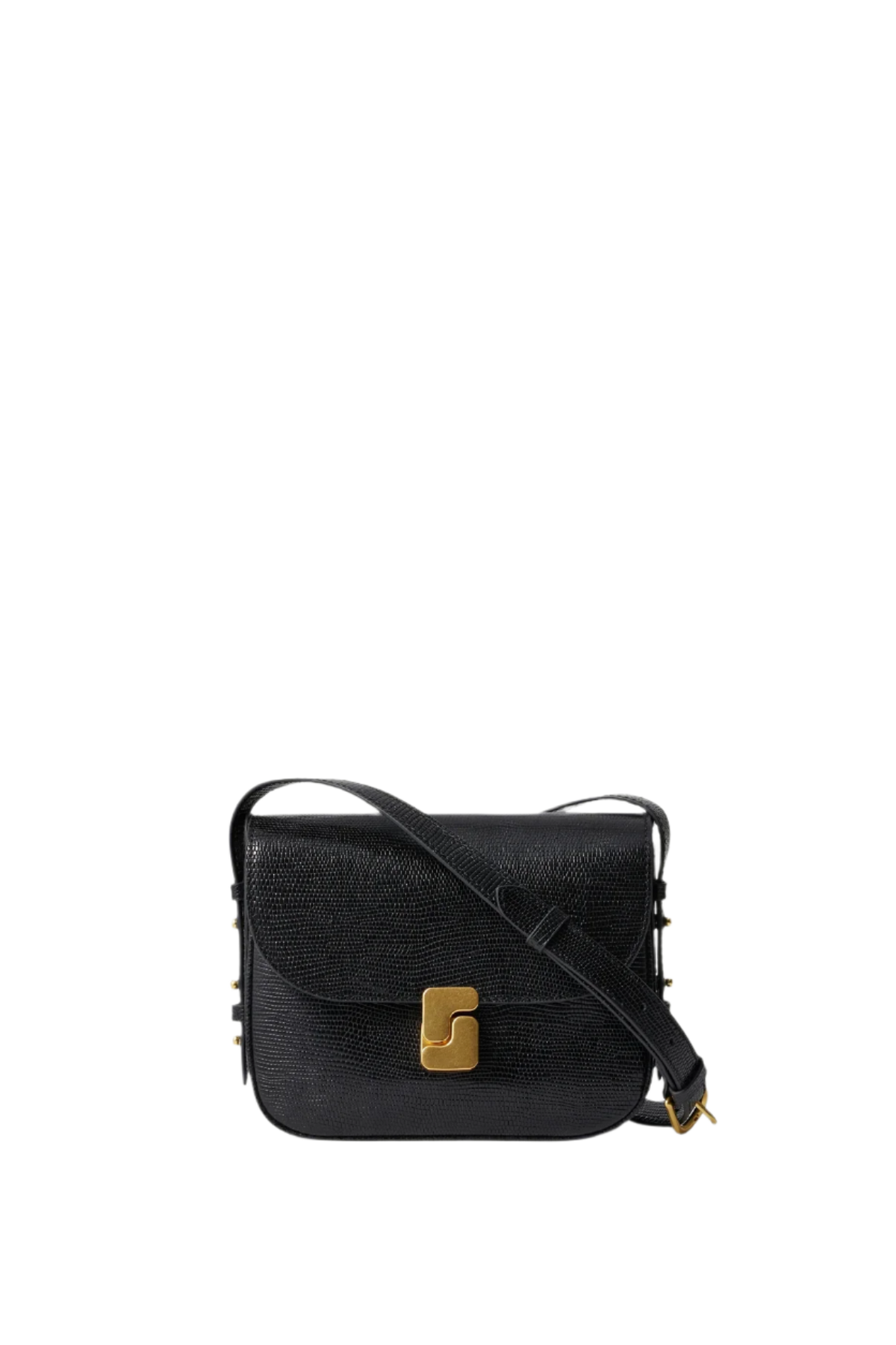 Bellissima Mini Lizard Embossed - Noir