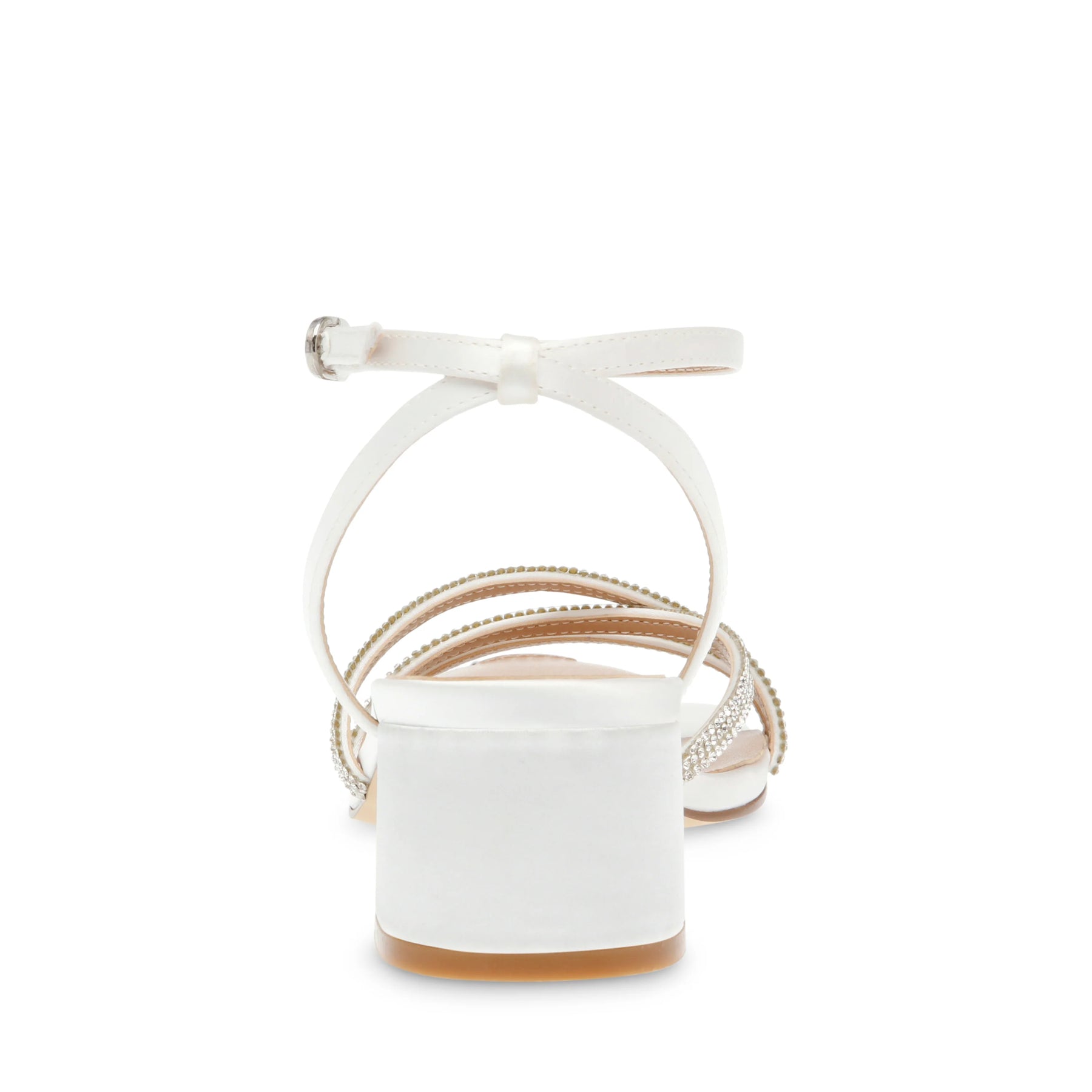 Gabby Sandal - Ivory Satin