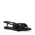Dazzled Slingbacks - Svart läder