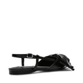 Dazzled Slingbacks - Svart läder