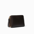 Small Zip Wallet - Dark Chocolate