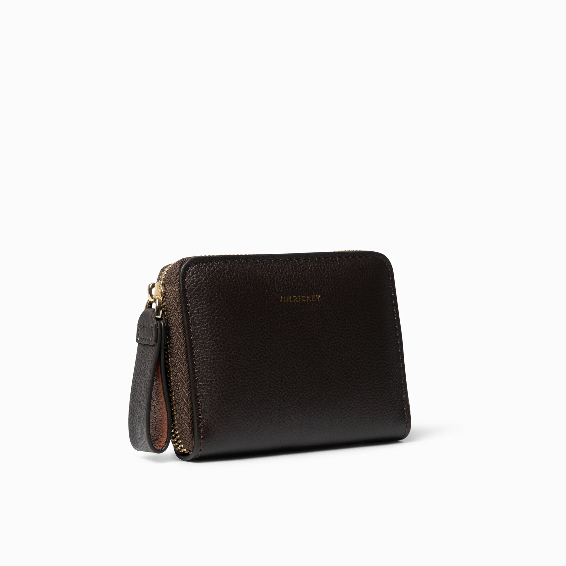 Small Zip Wallet - Dark Chocolate