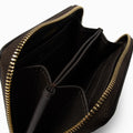 Small Zip Wallet - Dark Chocolate